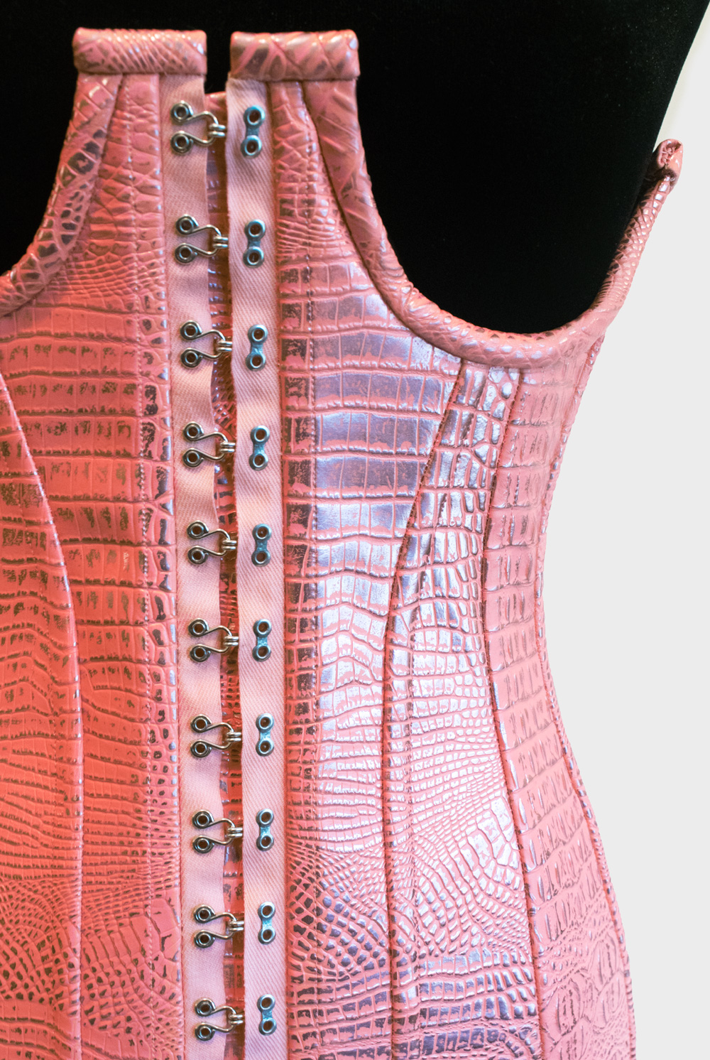 The Skinny Confidential Underbust Corset Dress Front Close-up